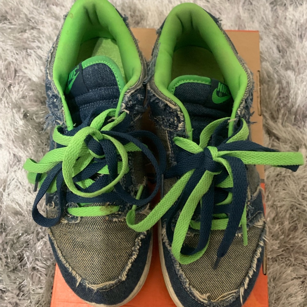 EXCLUSIVE denim NIKE DUNKS
